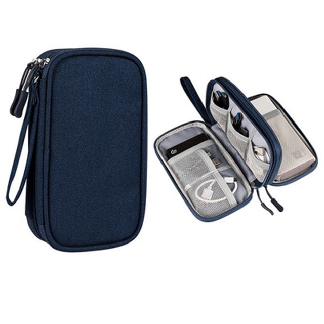 Electronics Accessories Organizer Bag, Travel Cable Organiser Bag 