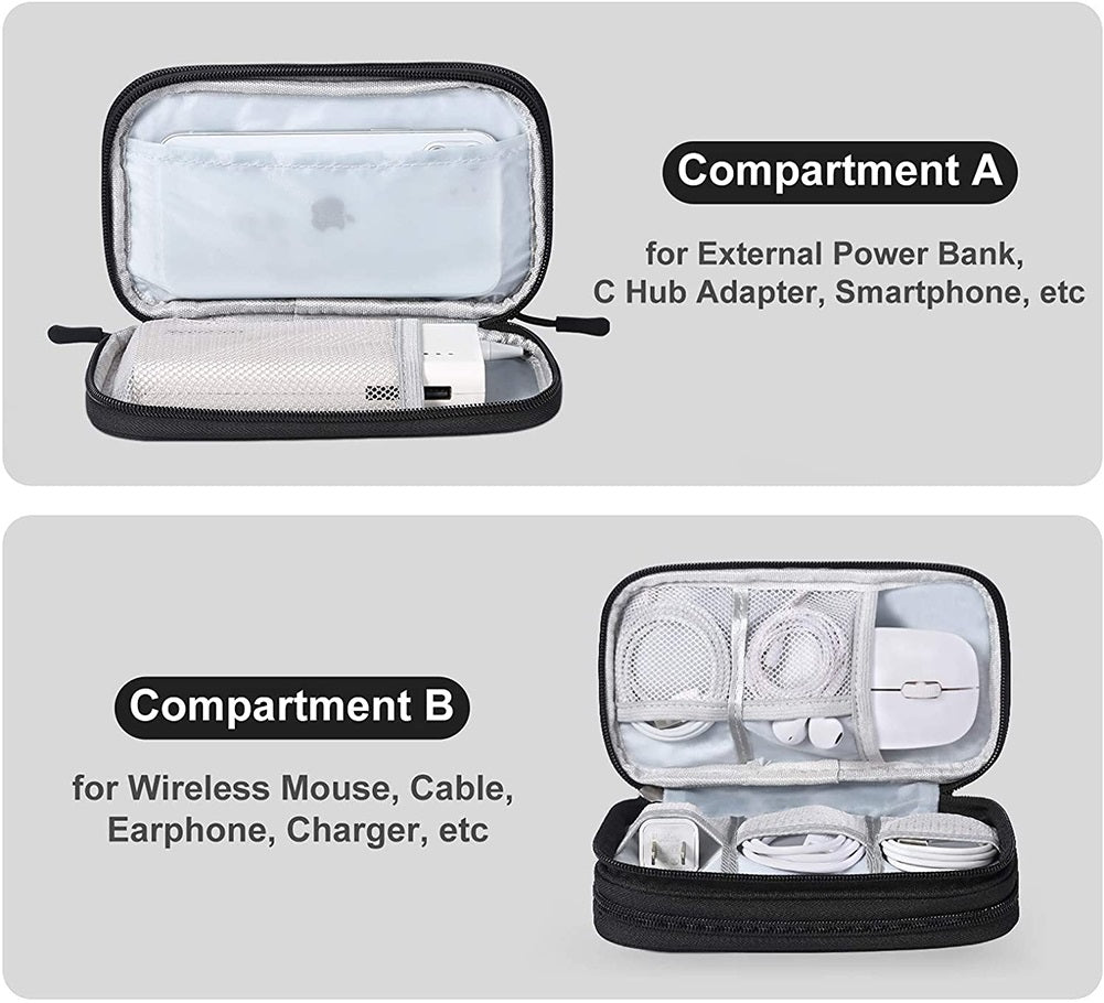 Travel Case Cables Chargers, Charger Cable Storage Bag